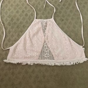 Pacsun crochet crop top